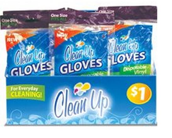 Clean Up 8879 Disposable Latex Gloves