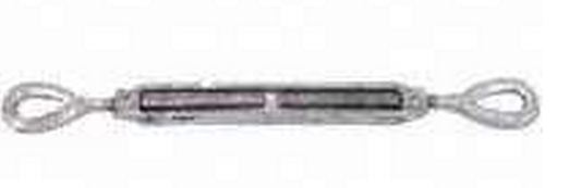 Baron 15-3/8X6 Eye/Eye Turnbuckle, 3/8" x 6", Galvanized