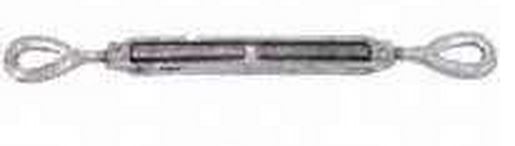 Baron 15-1/2X12 Eye/Eye Turnbuckle, 1/2" x 12", Galvanized