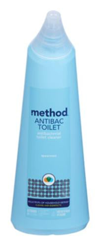 Method 01221  Antibacterial Toilet Bowl Cleaner Spearmint, 24 Oz
