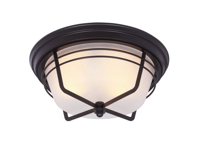 Westinghouse 6230348 Interior Flush Ceiling Light Fixture, Bronze, 60 Watt