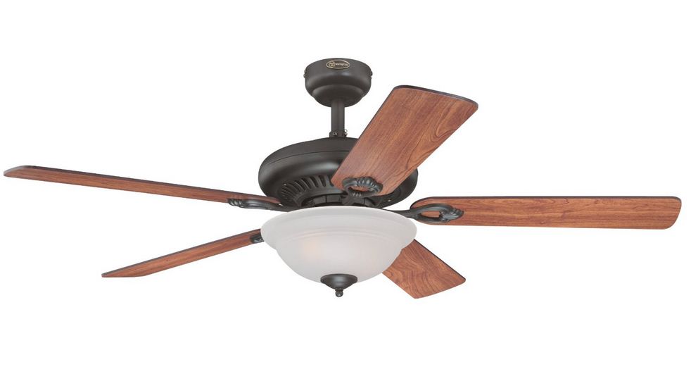 Westinghouse 7839948 Fair View Ceiling Fan, 52", 5 Blades, Nickel