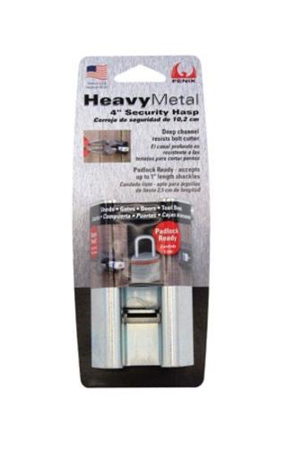 Fenix 402ZN12 Security Hasp, Zinc Plated, 4"