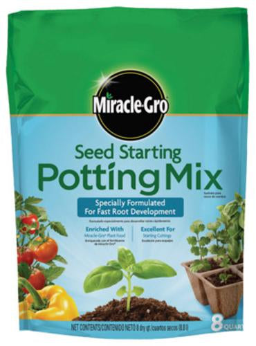 Miracle-Gro 74978500 Seed Starting Mix, 8 Quart