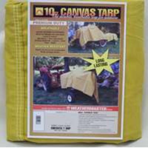 Dize CA0608D Canvas Tarp 6'x8', Tan