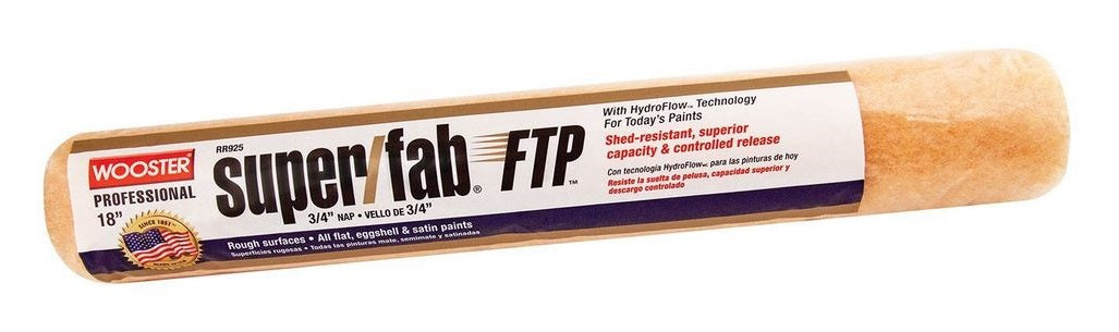 Super/Fab RR925-18 FTP Roller Cover, 18", 3/4" Nap