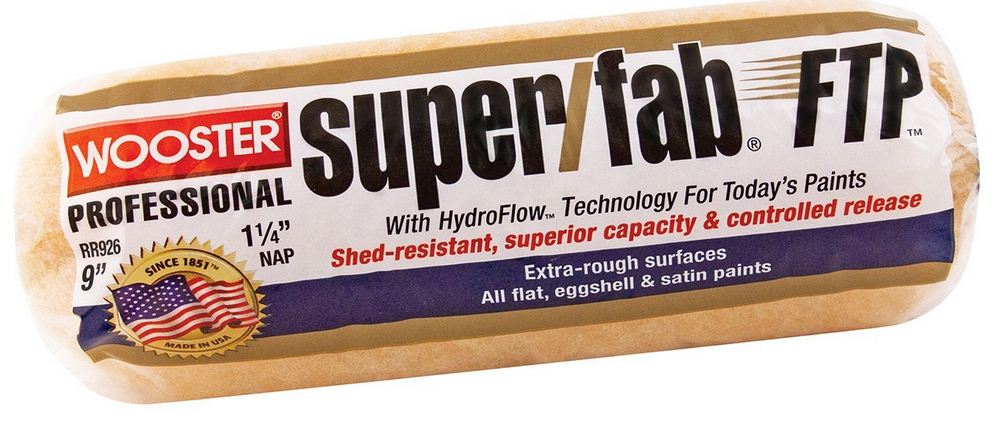 Woostet RR926-9 Super/Fab Ftp Roller Cover, 1-1/4", 9"