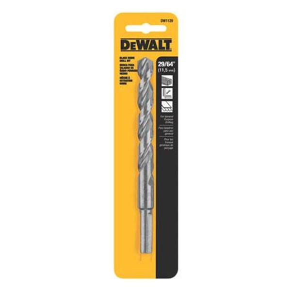 DeWalt DW1129 Oxide Drill Bit, 29/64", Black