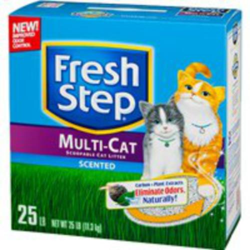 Fresh Step 30468 Multi-Cat Scoopable 25 lbs