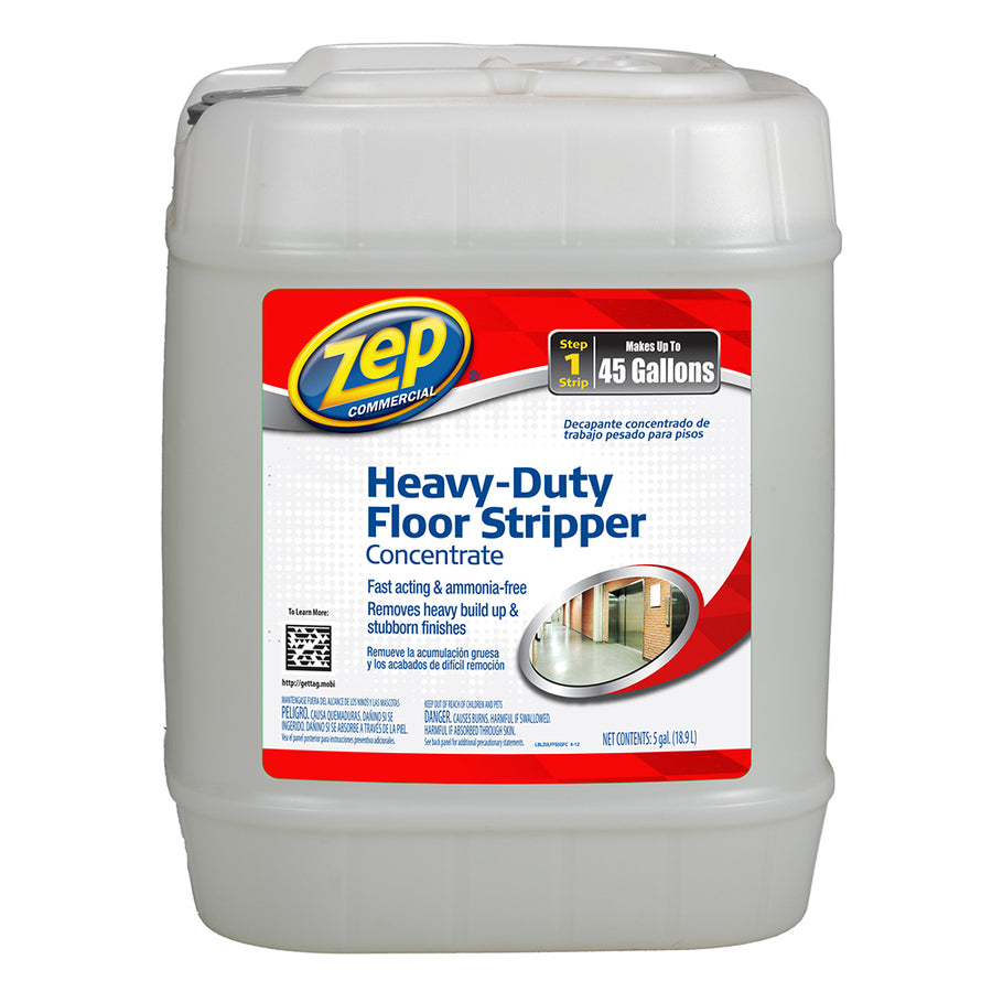 Zep ZULFFS5G Heavy Duty Floor Stripper Concentrate, 5 Gallon