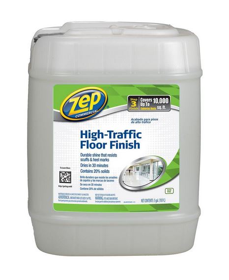 Zep ZUHTFF5G High Traffic Floor Finish, 5 Gallon