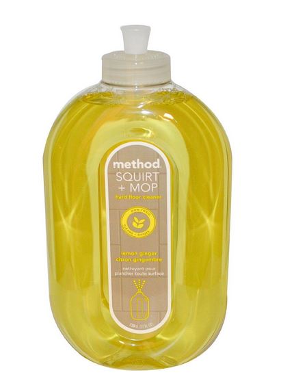 Method 00563 Squirt And Mop Hard Floor Cleaner, Lemon Ginger, 25 Oz