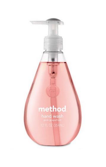 Method 00039 Gel Hand Wash, Pink Grapefruit Scent, 12 Oz