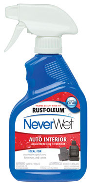 Rust-Oleum 280884 Neverwet Auto Interior Liquid Repelling Treatment, 11 Oz