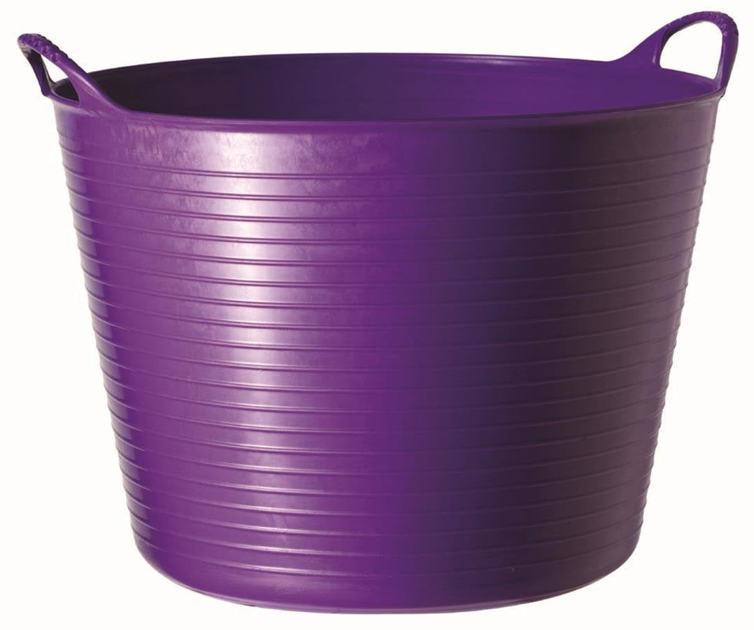Tubtrugs SP42P Flexible Storage Bucket, 10 Gallon, Purple