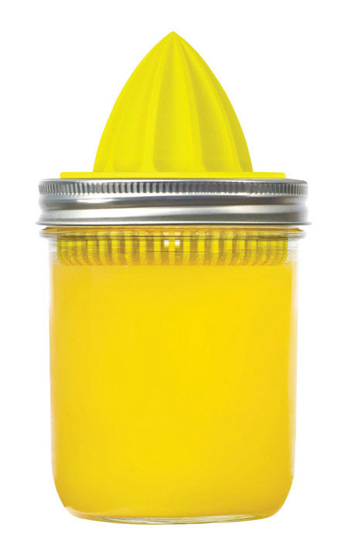 Jarware 82617 Wide Mouth Juicer Lid, Yellow