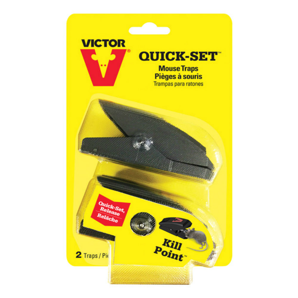 Victor M137 Quick Set Mouse Traps, 2/Pack