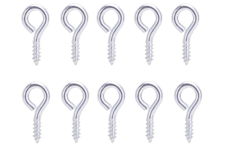 Prosource LR-226-PS Screw Eyes, 5/32" D x 13/16" L