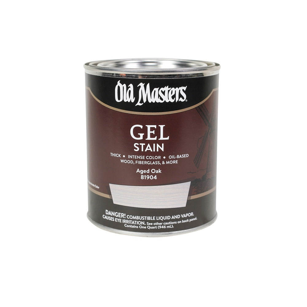 Old Masters 81904 Gel Stain, Aged Oak, 1 Quart