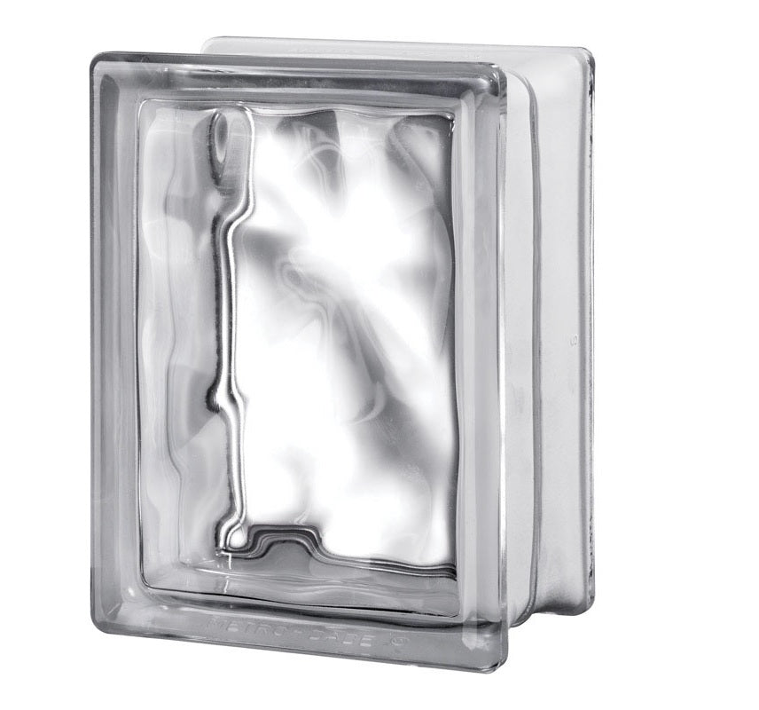 Seves 123216 Nubio Glass Block, 4" D x 8" H x 6" W