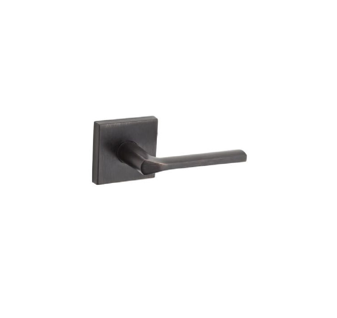 Kwikset 967LSLSQT-11PS Lisbon Square Handleset Trim, Venetian Bronze