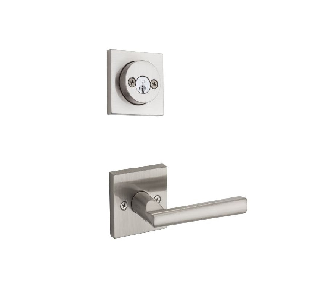 Kwikset 967MRLSQT-15S Montreal Square Interior Handleset, Satin Nickel