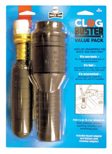 William Harvey 090640 Clogbuster Combo Kit, 1.5 - 3"