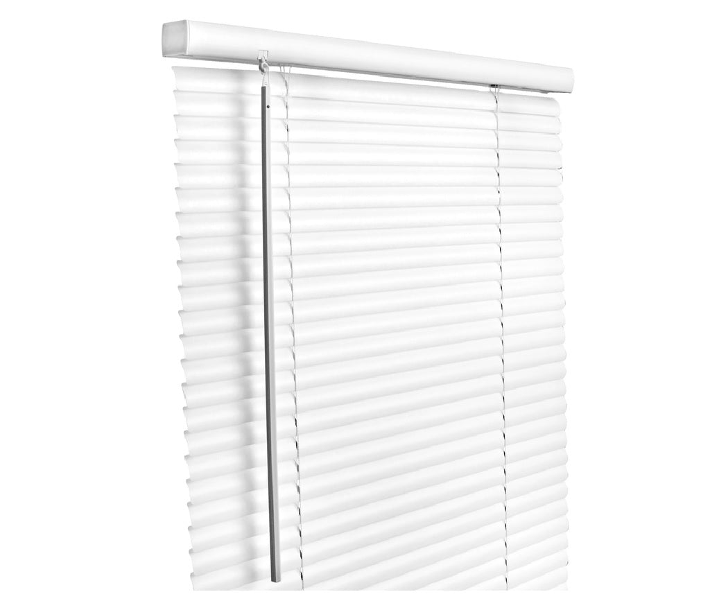 Living Accents MAX3964WH Horizontal Mini-Blinds, Vinyl, White, 39" x 64"