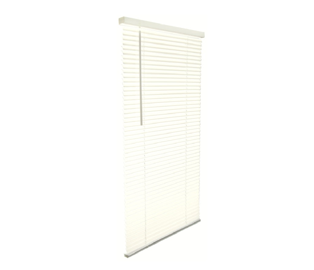 Living Accents MAX6064AL Horizontal Mini-Blinds, Vinyl, Alabaster, 60" x 64"