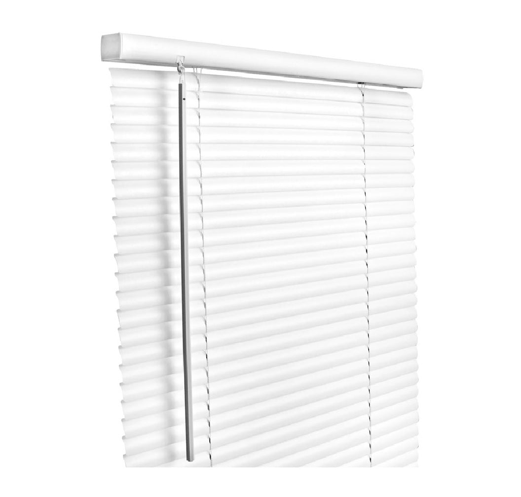 Living Accents MAX5264WH Horizontal Mini-Blinds, Vinyl, White, 52" x 64"