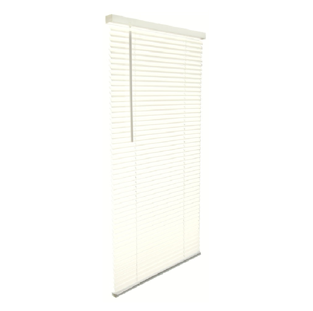 Living Accents MAX3564AL Horizontal Mini-Blinds, Vinyl, Alabaster, 35" x 64"