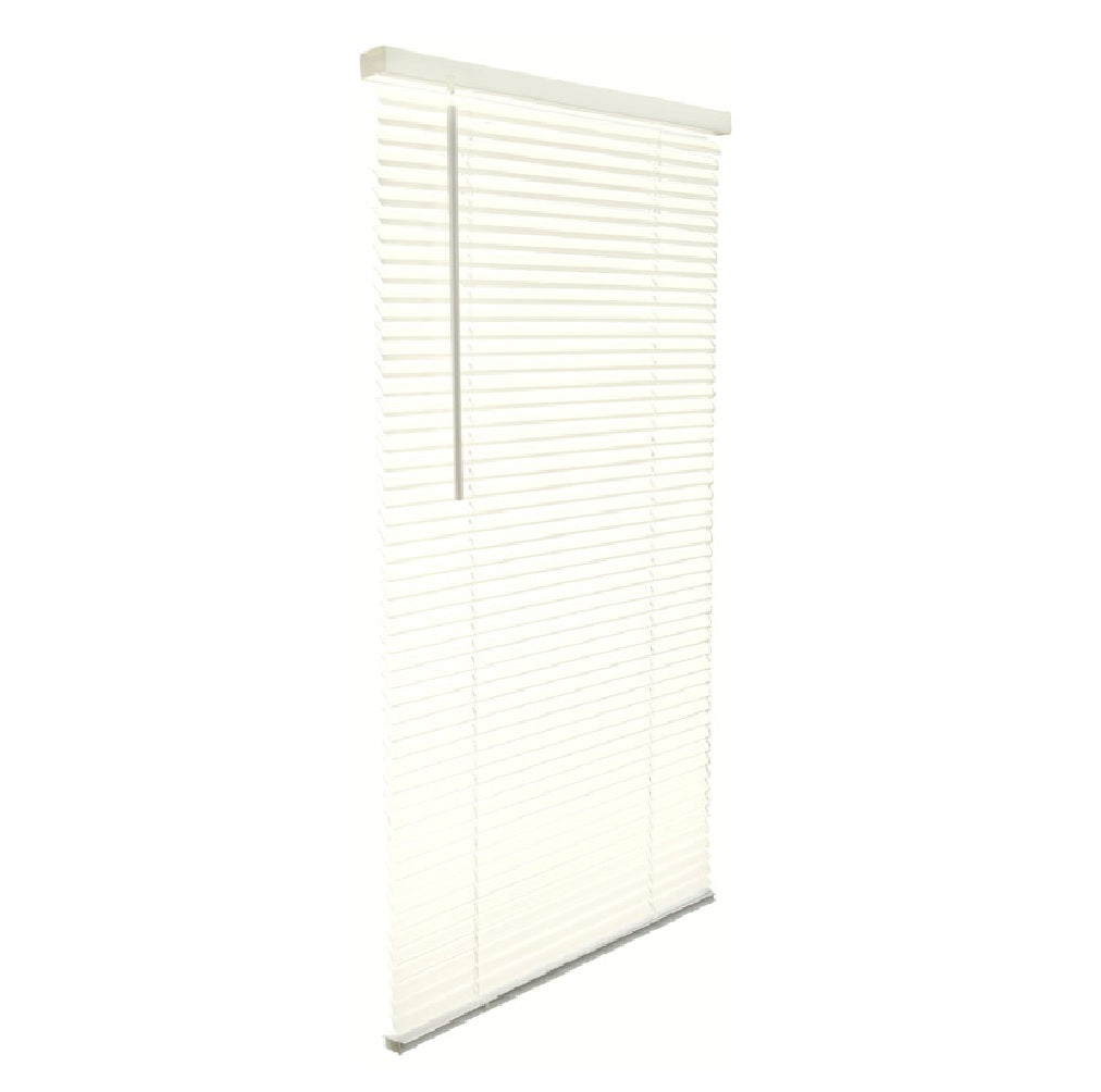 Living Accents MAX2464AL Horizontal Mini-Blinds, Vinyl, Alabaster, 24" x 64"