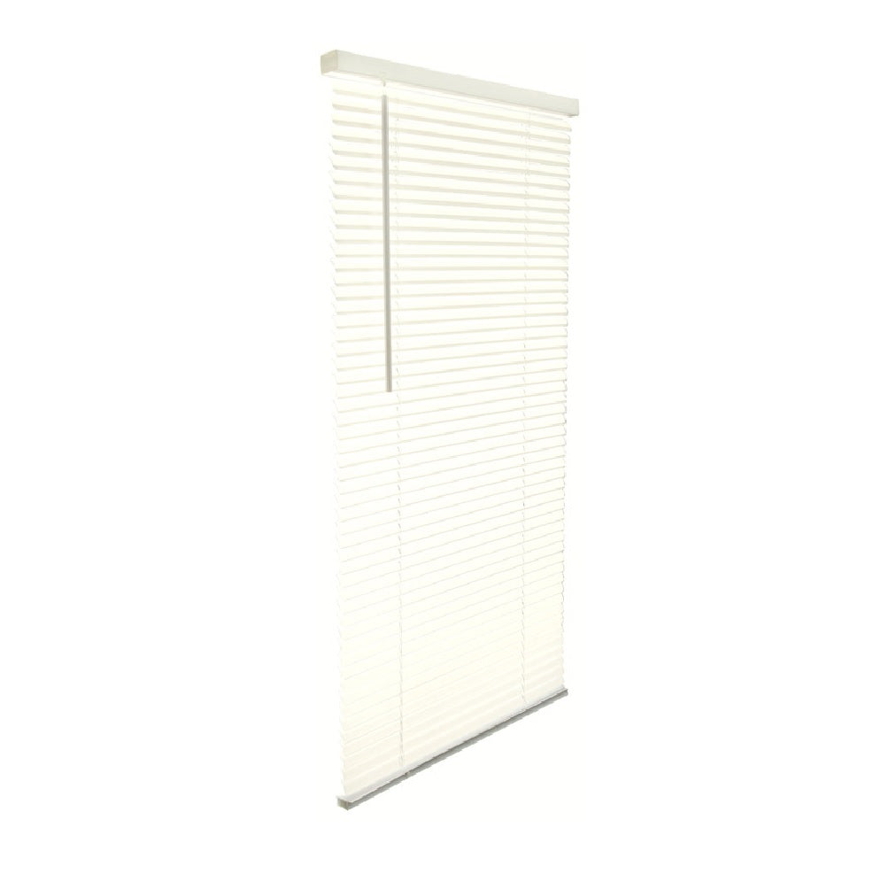 Living Accents MAX4864AL Horizontal Mini-Blinds, Vinyl, Alabaster, 48" x 64"