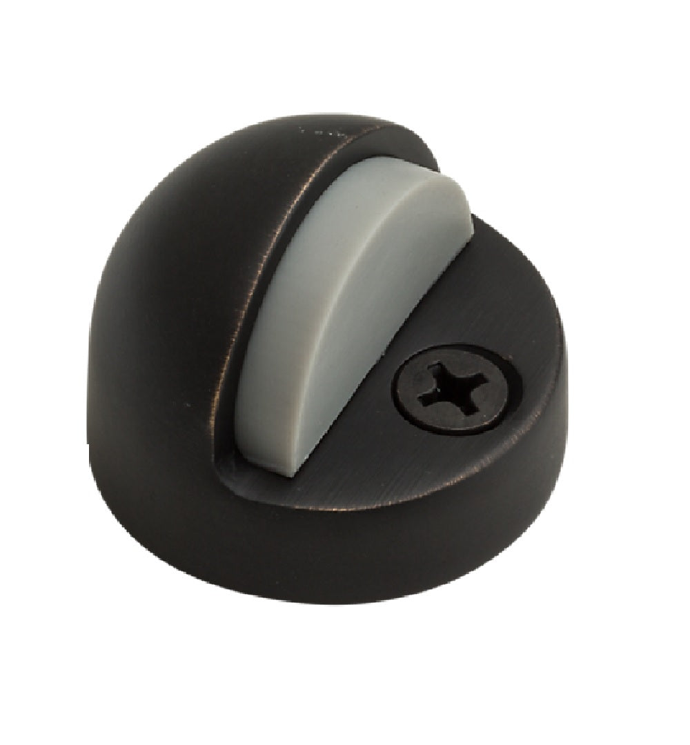 Baldwin 4000102 Dome Half Door Bumper, Oil Rubbed Bronze