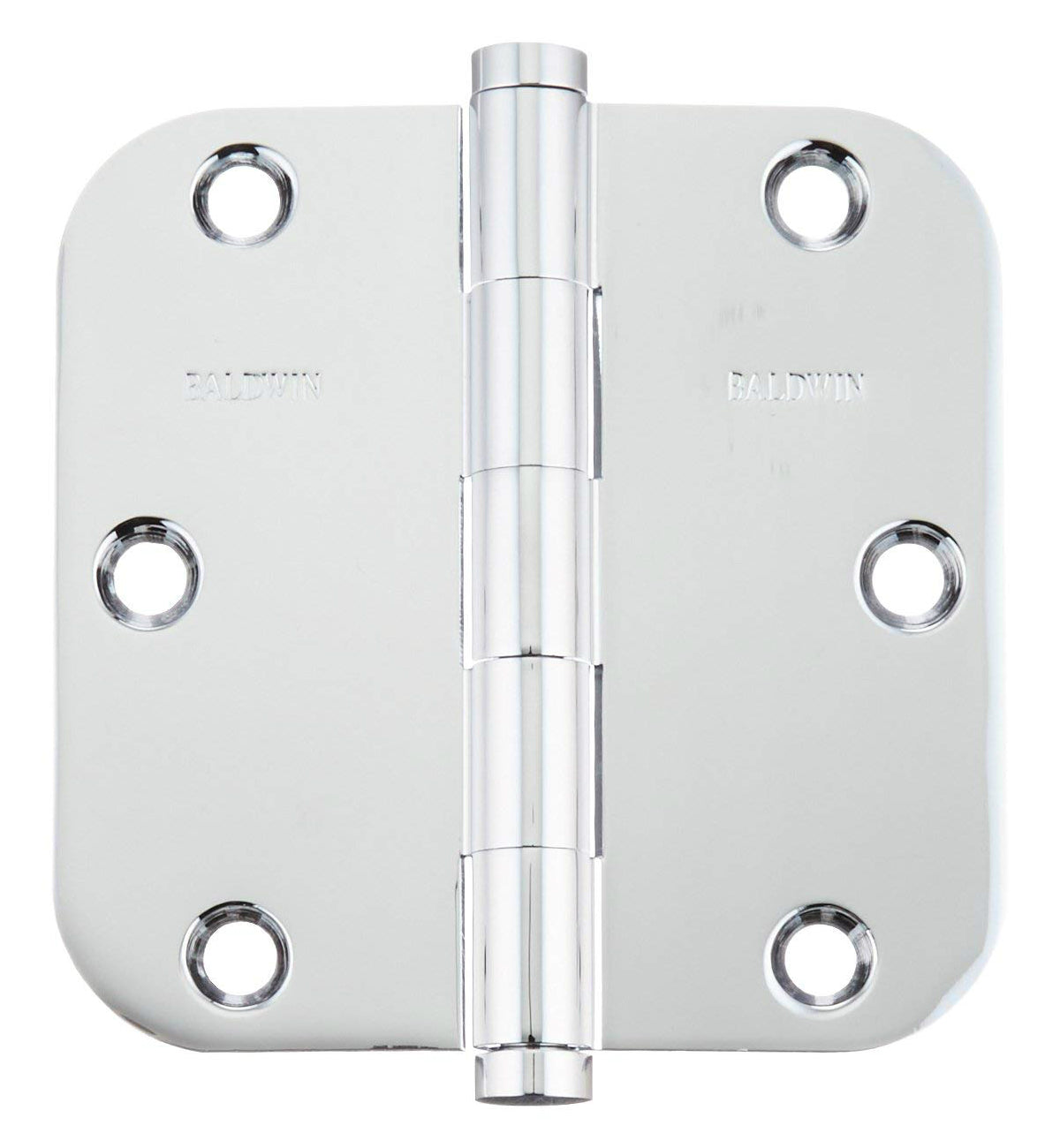 Baldwin 1135260I Radius Mortise Hinge, Bright Chrome
