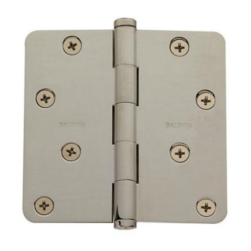 Baldwin 1440150I Radius Mortise Hinge, Satin Nickel