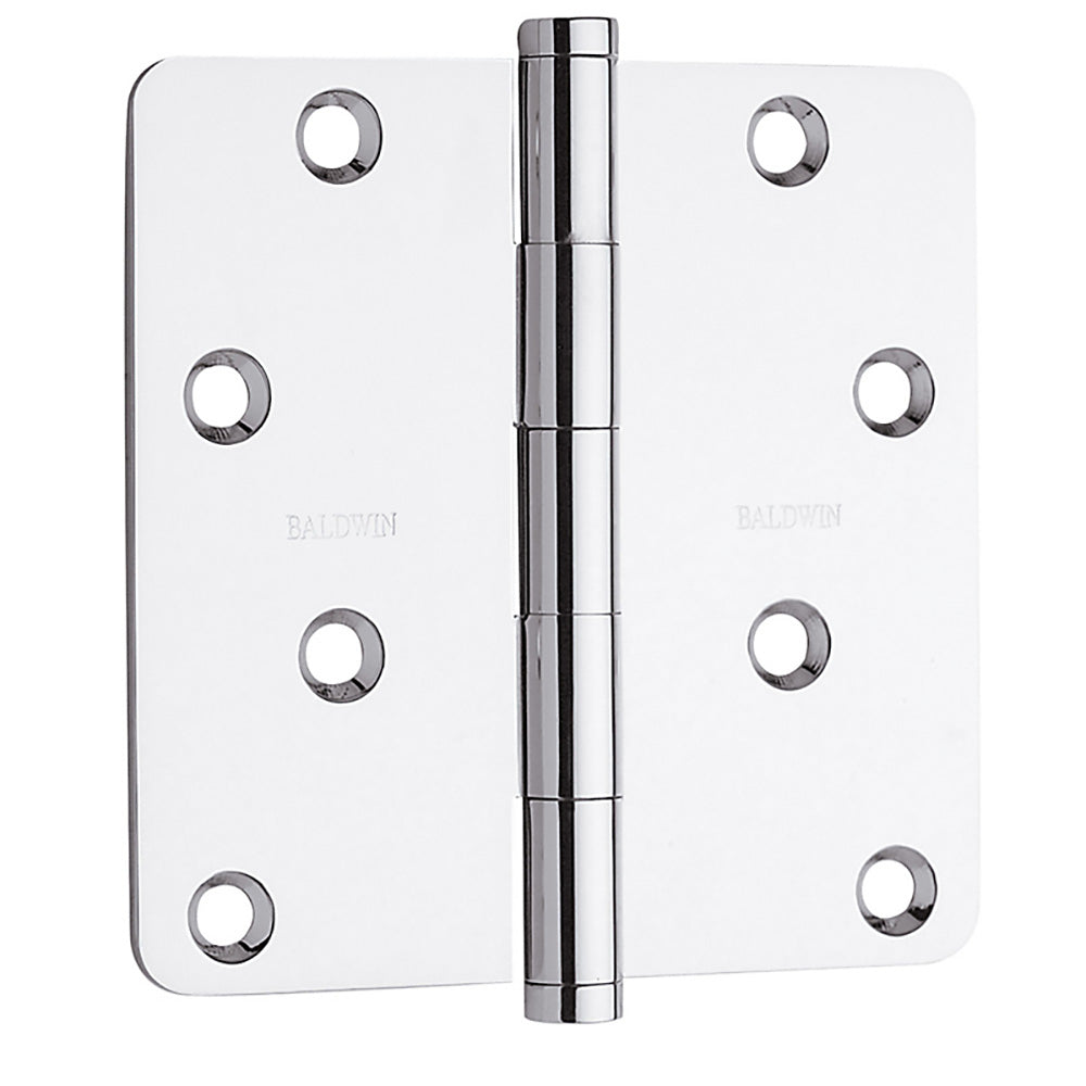 Baldwin 1440260I Radius Mortise Hinge, Bright Chrome