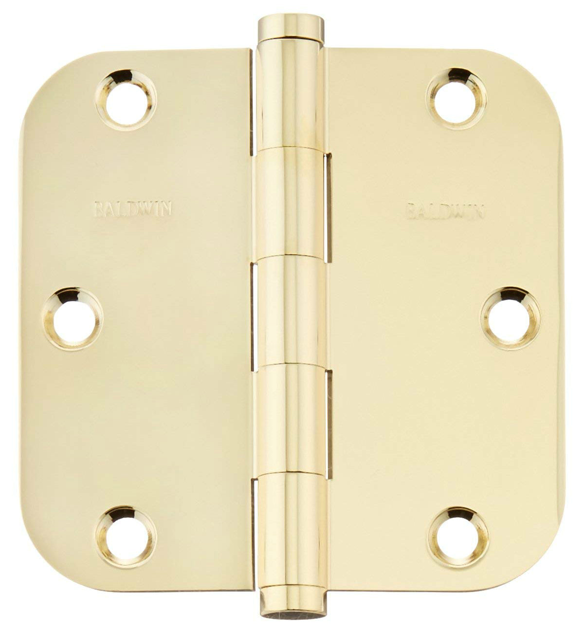 Baldwin 1135003I Radius Mortise Hinge, Brass