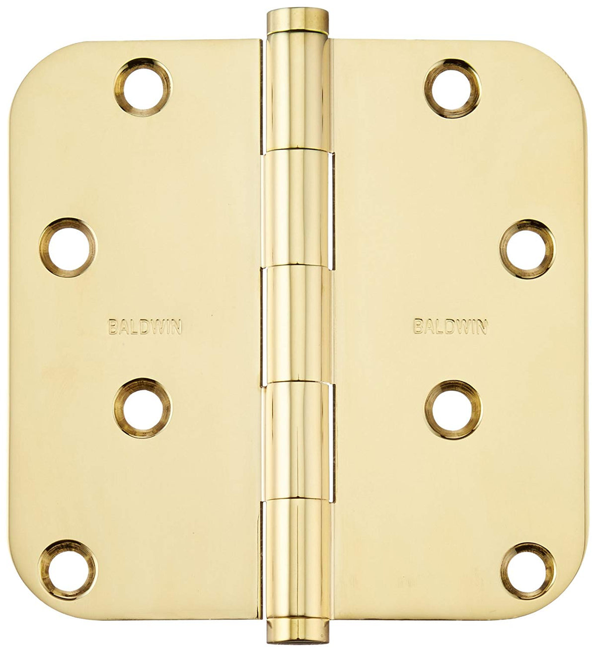 Baldwin 1140003I Radius Mortise Hinge, Brass