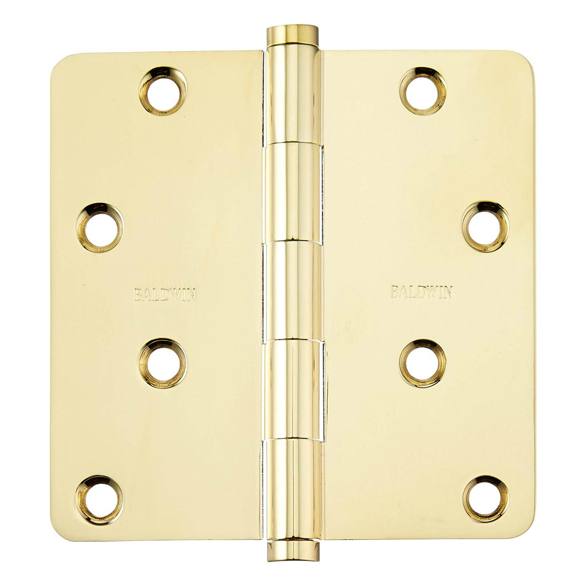 Baldwin 1440003I Radius Mortise Hinge, Brass