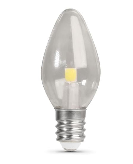 Feit Electric BP4C7/827/LED/4 Dimmable C7 LED Bulb, Warm White, 0.5 W