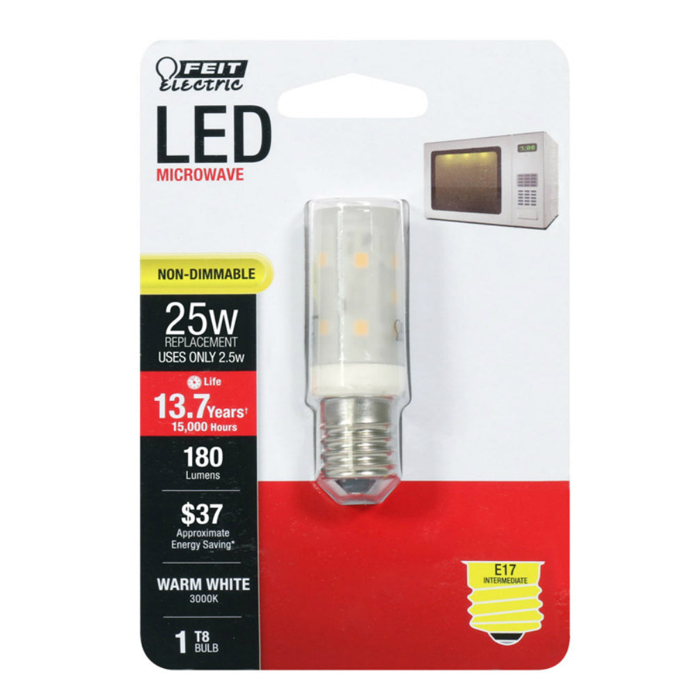 Feit Electric BP25T8N/SU/LED T8 LED Bulb, 2.5 Watts