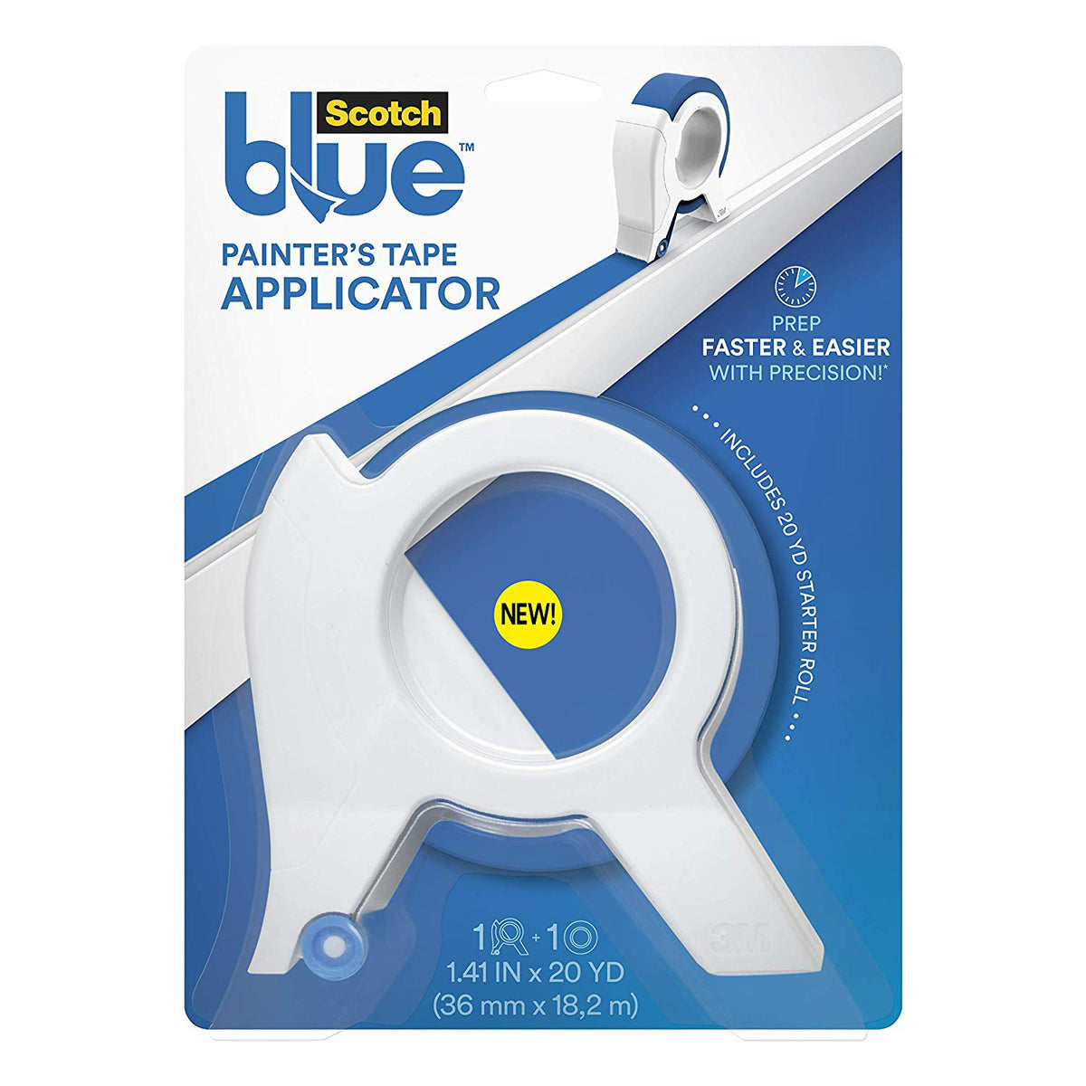 ScotchBlue TA3-SB Heavy Duty Tape Applicator, Blue