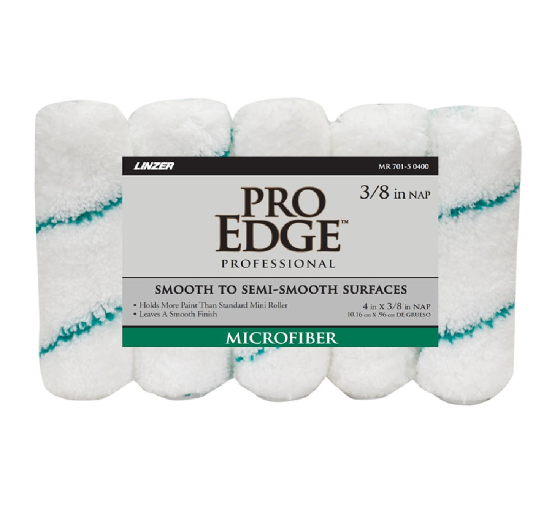 Linzer MR 701-5 0400 Better Paint Roller Cover, Fabric, White