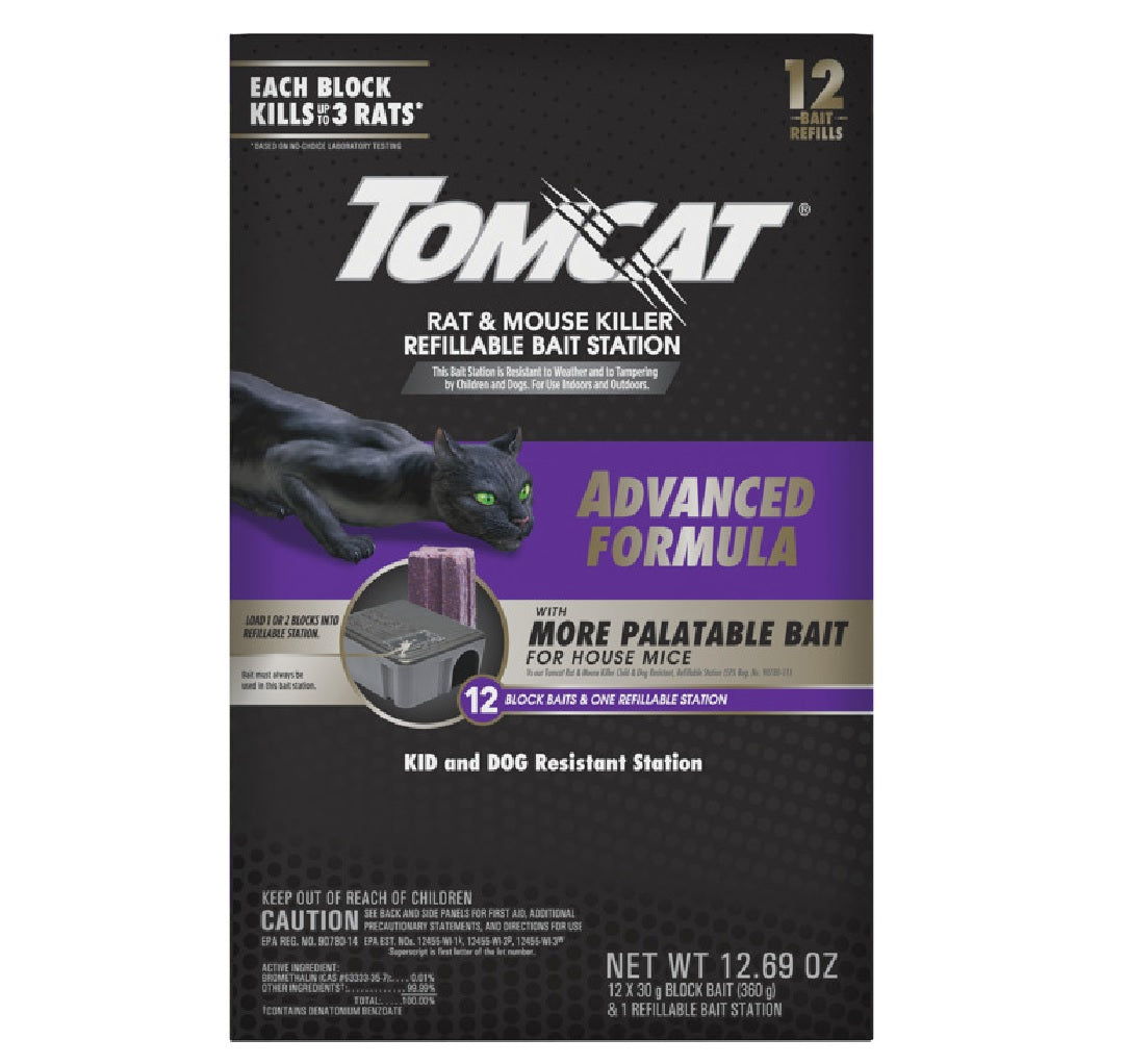 Tomcat 0372705 Advanced Bait Station & Bait Blocks
