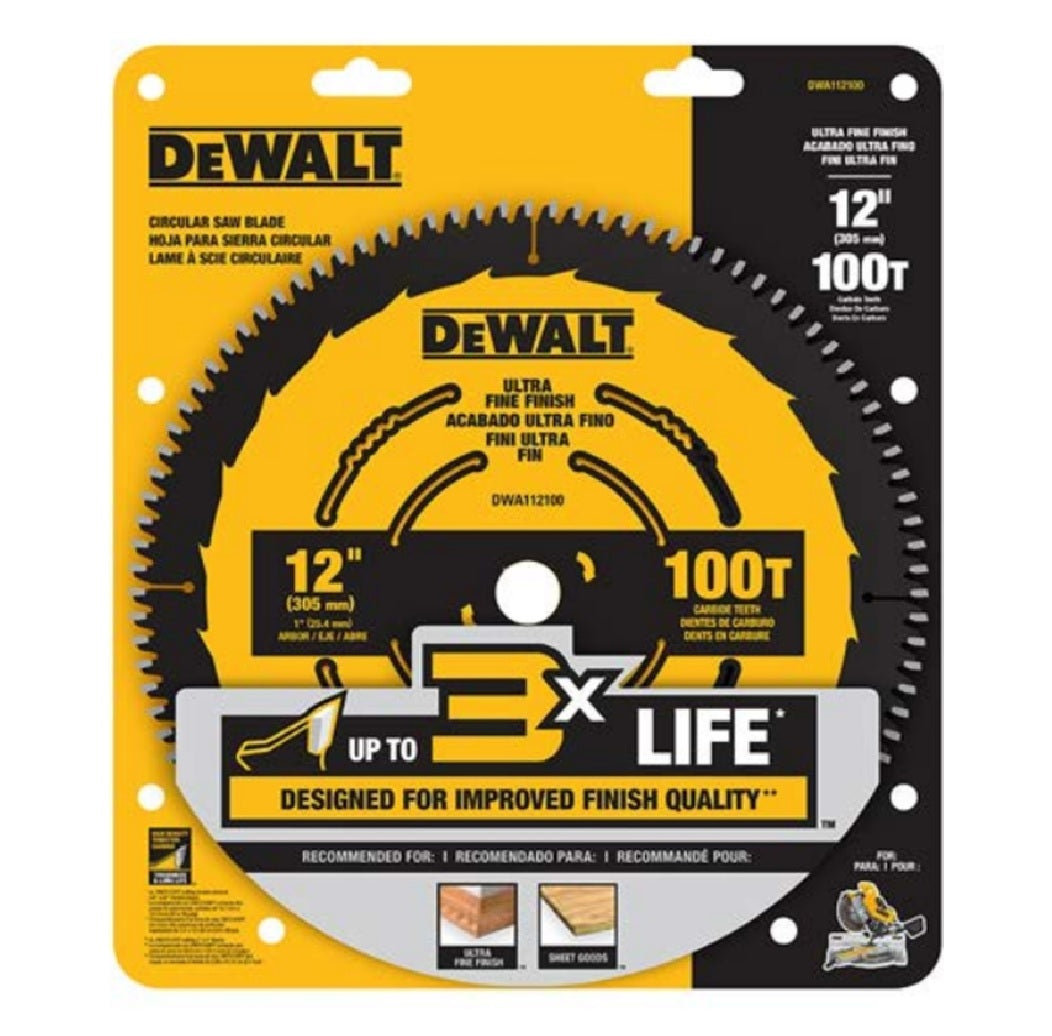 DeWalt DWA112100 Circular Saw Blade, Carbide Tipped