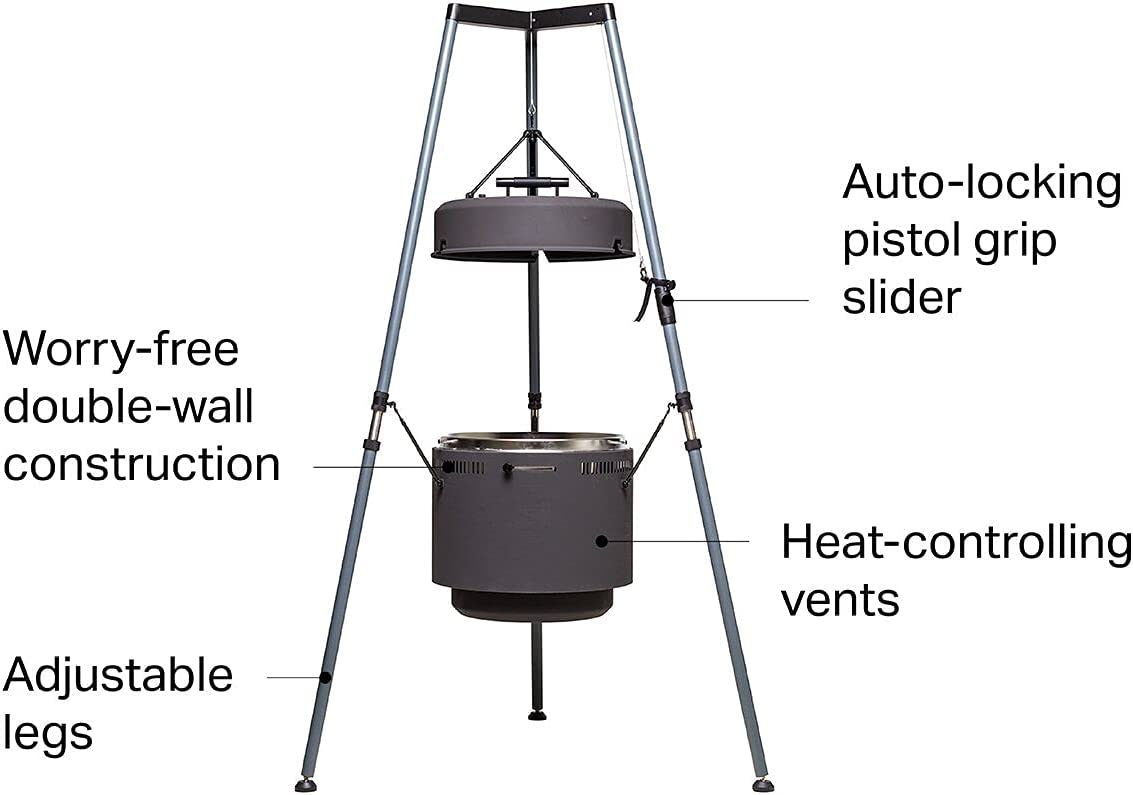 Burch Barrel 56232 Charcoal/Wood Pellet Grill and Smoker