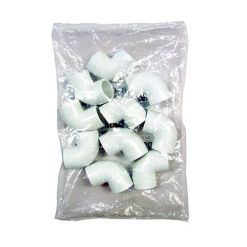 Mueller 406-007P10 90 Degree PVC Elbow 3/4"x3/4", White
