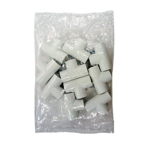 Mueller 401-007P10 PVC Tee 3/4", White