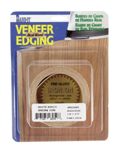 Band It 28050 Wood Veneer Edge Banding, 2" x 8'